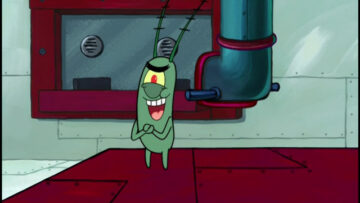 SpongeBob-SquarePants-Walking-the-Plankton